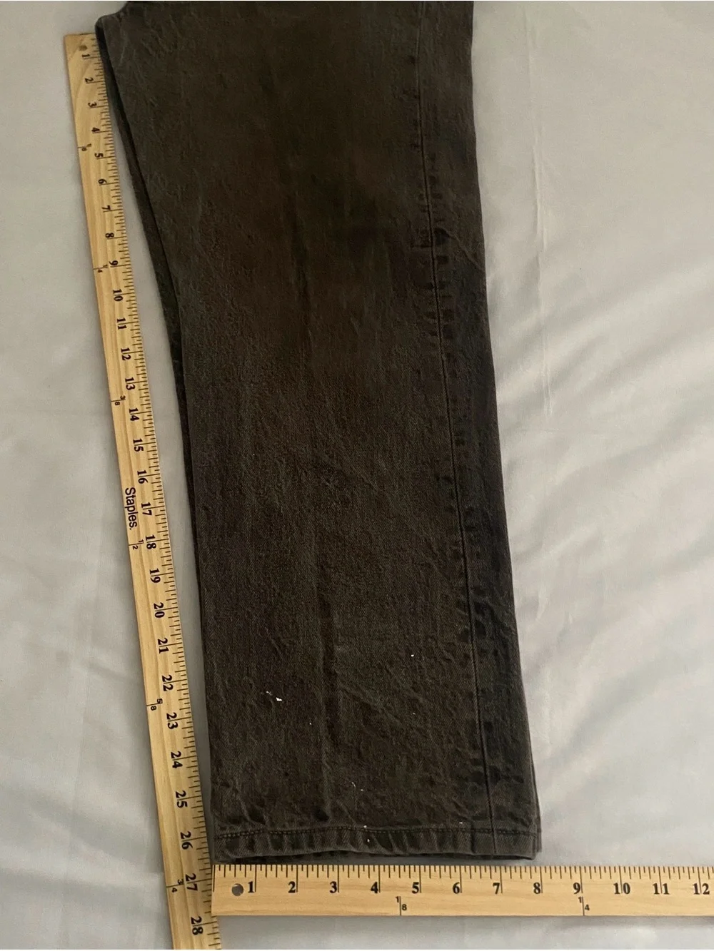 VTG Levis 501 Black Denim Jeans Mens 36x30 Fade Button Fly Mexico 90sPLEASE READ